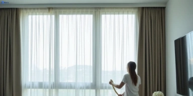 Delicate sheer drape cleaning russell-vale-nsw Matty Curtain Cleaning